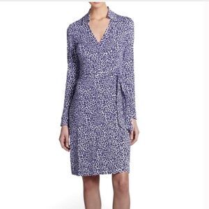 Diane Von Furstenberg DVF Jeanne Full Wrap Dress
